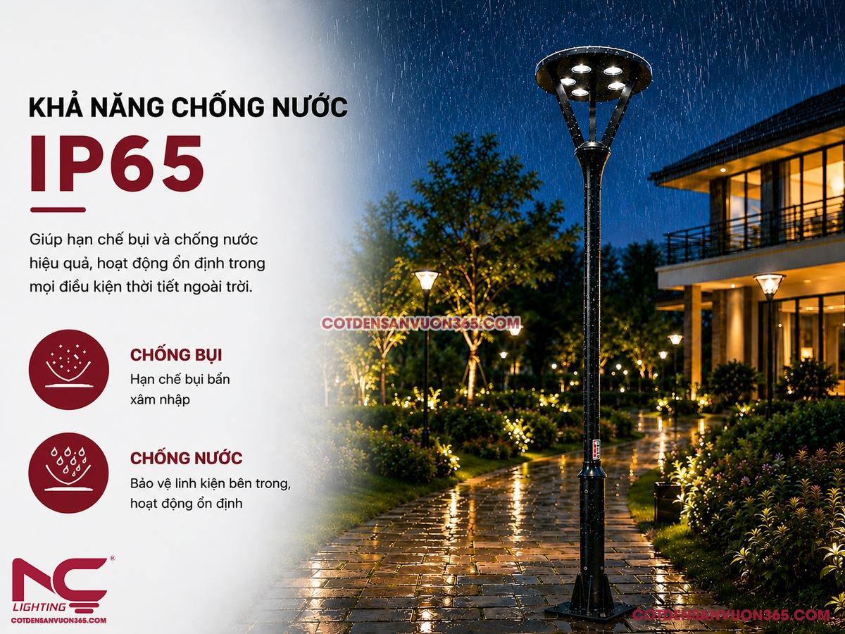 Đèn nấm sân vườn DN29 11 Cột đèn sân vườn DN29