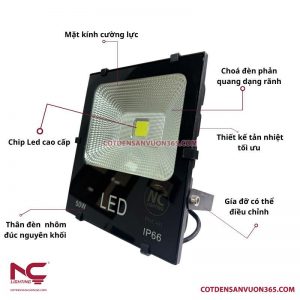 Đèn Pha Led PNC-01 P=50W