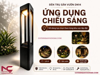 Đèn Nấm Sân Vườn DN14 23 Đèn Nấm Sân Vườn DN14
