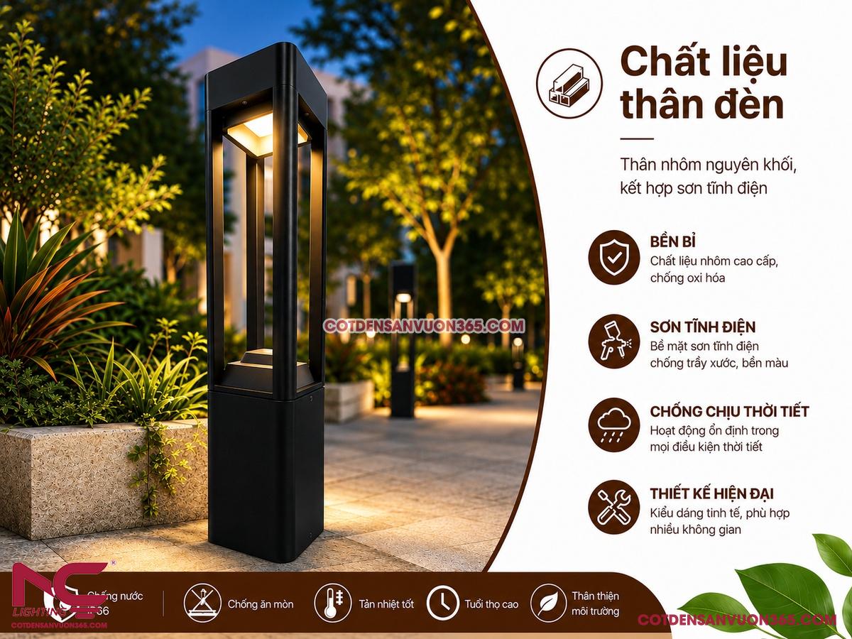 Đèn Nấm Sân Vườn DN14 8 Đèn Nấm Sân Vườn DN14