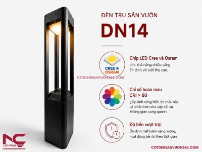 Đèn Nấm Sân Vườn DN14 19 Đèn Nấm Sân Vườn DN14