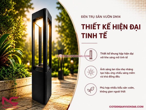 Đèn Nấm Sân Vườn DN14 24 Đèn Nấm Sân Vườn DN14