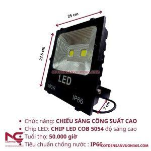 Đèn Pha Led PNC-02 P=100W