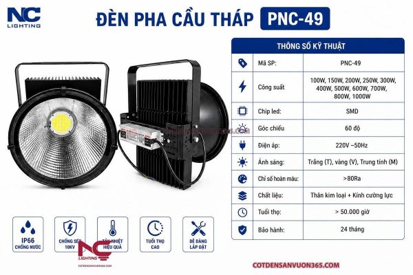 Đèn Pha Led PNC-49