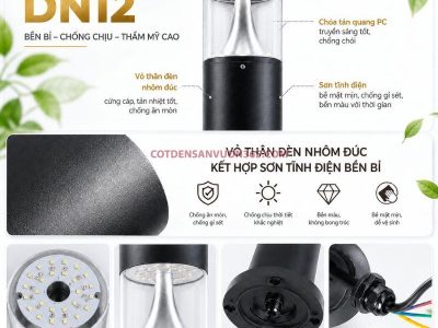 Đèn Nấm Sân Vườn DN12