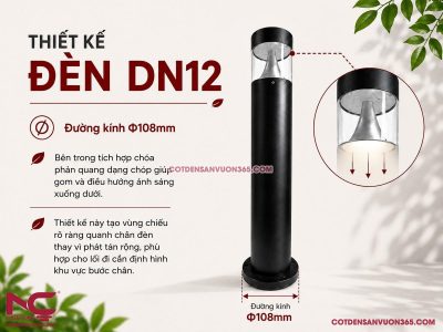 Đèn Nấm Sân Vườn DN12