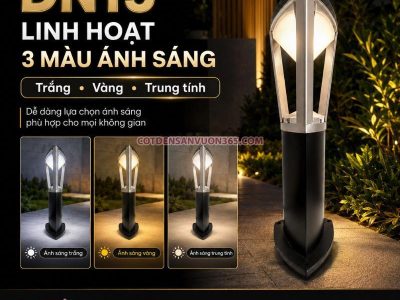 Đèn Nấm Sân Vườn DN15 16 Đèn nấm sân vườn DN15
