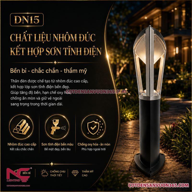 Đèn Nấm Sân Vườn DN15 27 Đèn nấm sân vườn DN15