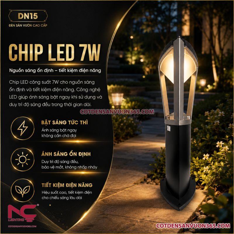 Đèn Nấm Sân Vườn DN15 28 Đèn nấm sân vườn DN15