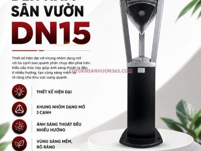 Đèn Nấm Sân Vườn DN15 19 Đèn nấm sân vườn DN15