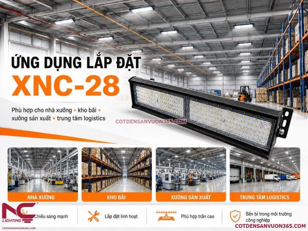 Đèn led nhà xưởng XNC-28