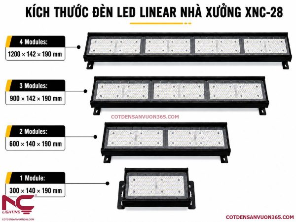 Đèn led nhà xưởng XNC-28