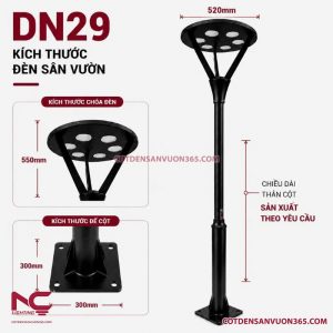 Đèn nấm sân vườn DN29