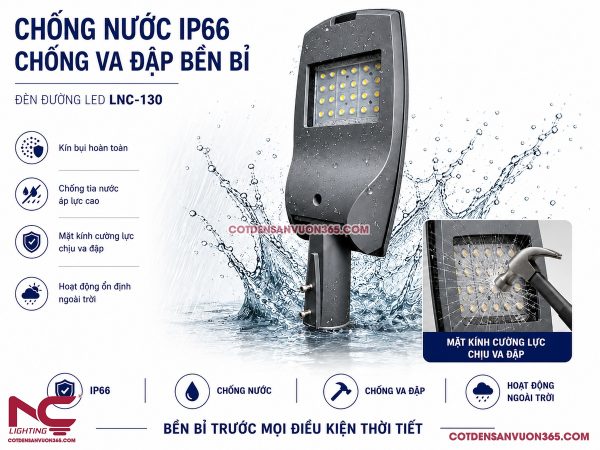 Đèn đường LED cao áp LNC-130