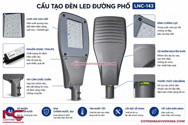 Đèn led cao áp LNC143 22 Đèn led cao áp LNC143