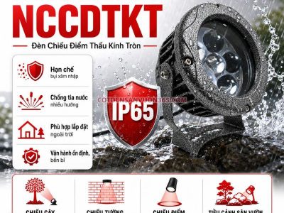 Đèn chiếu điểm thấu kính tròn NCCDTKT