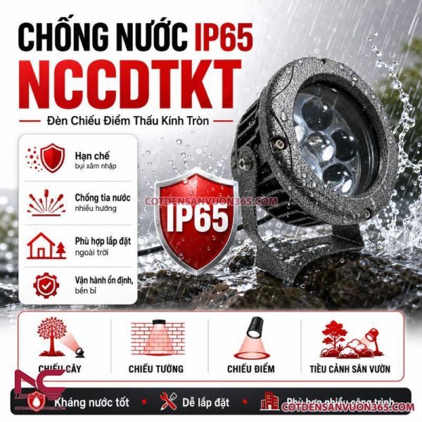 Đèn chiếu điểm thấu kính tròn NCCDTKT