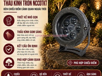 Đèn chiếu điểm thấu kính tròn NCCDTKT