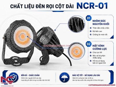 Đèn Rọi Cột Dài NCR-01