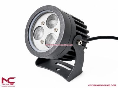 Đèn Rọi Cột Tròn Xám NCRCTX Cột đèn sân vườn 365