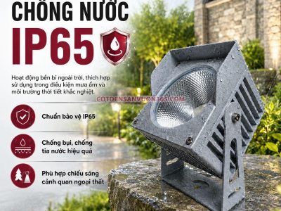 Đèn Rọi Cột Vuông Xám NCRCVX 19 Đèn Rọi Cột Vuông Xám NCRCVX