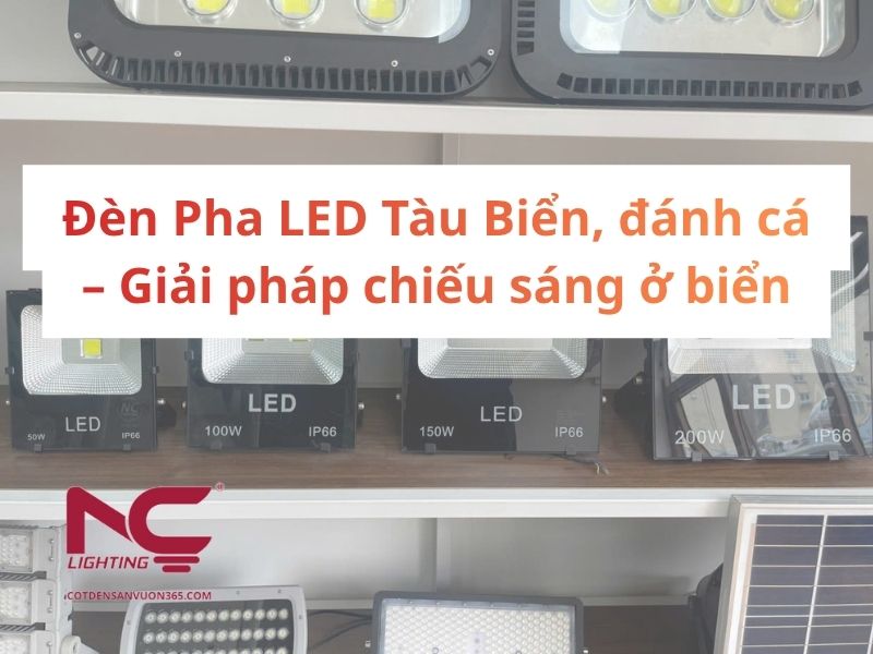 Đèn Pha LED Tàu Biển, đánh cá – Giải pháp chiếu sáng ở biển