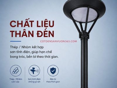 Cột đèn sân vườn DN31