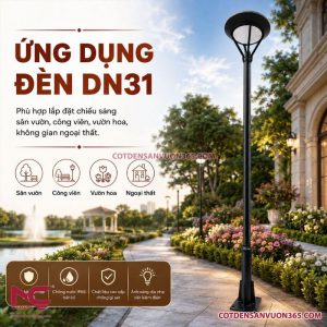 Cột đèn sân vườn DN31
