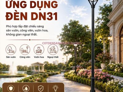 Cột đèn sân vườn DN31