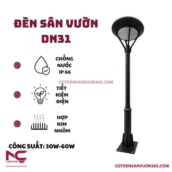 Cột đèn sân vườn DN31