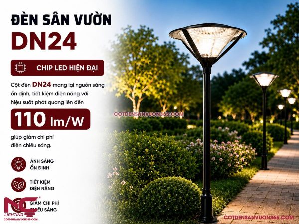 Cột đèn sân vườn DN24