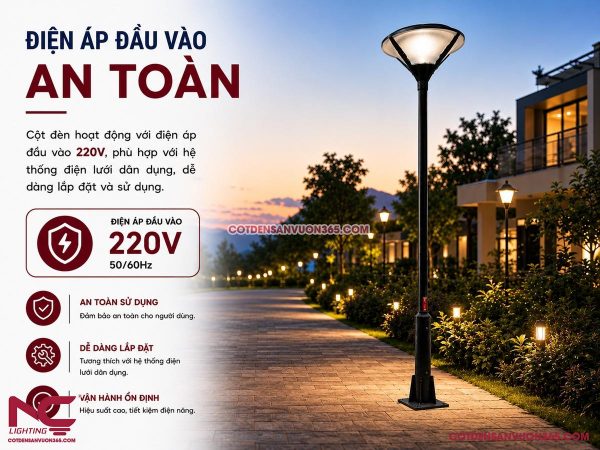 Cột đèn sân vườn DN24