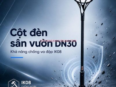 Cột đèn sân vườn DN30