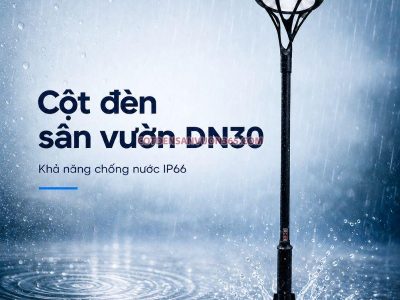 Cột đèn sân vườn DN30