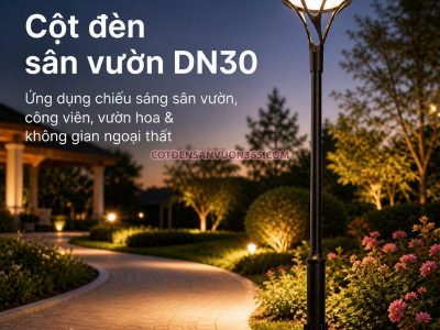 Cột đèn sân vườn DN30