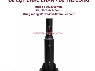 Cột đèn sân vườn DN30