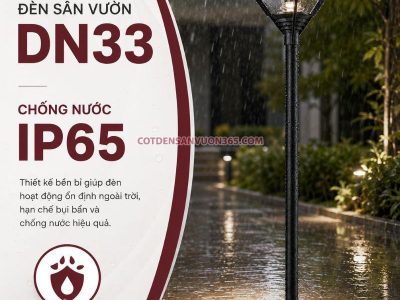 Cột Đèn Sân Vườn DN33 22 Cột Đèn Sân Vườn DN33
