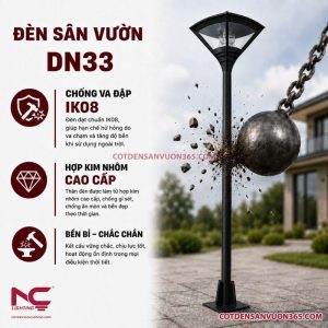 Cột Đèn Sân Vườn DN33