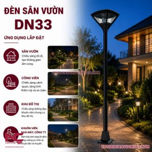 Cột Đèn Sân Vườn DN33