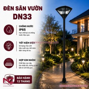 Cột Đèn Sân Vườn DN33