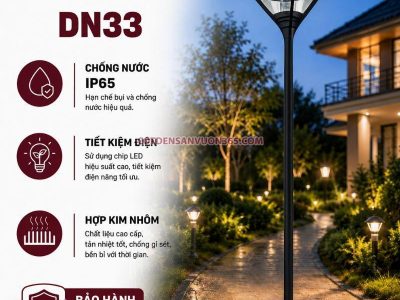 Cột Đèn Sân Vườn DN33 17 Cột Đèn Sân Vườn DN33