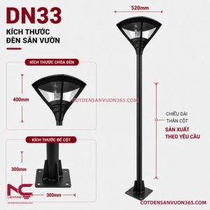 Cột Đèn Sân Vườn DN33