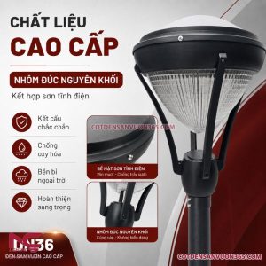 Cột đèn sân vườn DN36