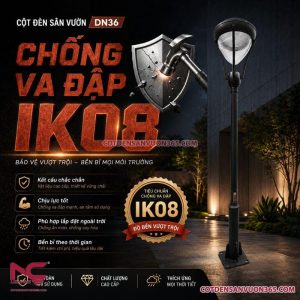 Cột đèn sân vườn DN36