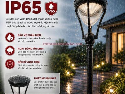 Cột đèn sân vườn DN36