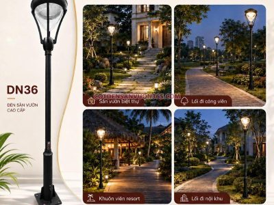 Cột đèn sân vườn DN36