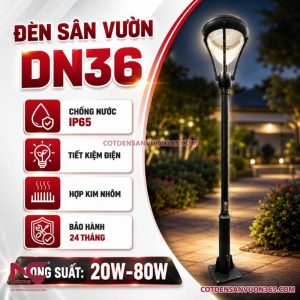 Cột đèn sân vườn DN36