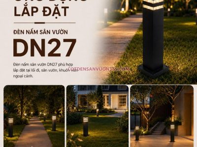 Đèn nấm sân vườn DN27