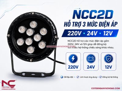 Đèn Chiếu Cây 2 Đáy NCC2D 16 Đèn Chiếu Cây 2 Đáy NCC2D