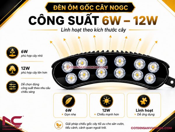 Đèn Ôm Gốc Cây NOGC